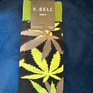 Brand New Men's Pot Luck Socks by K. Bell